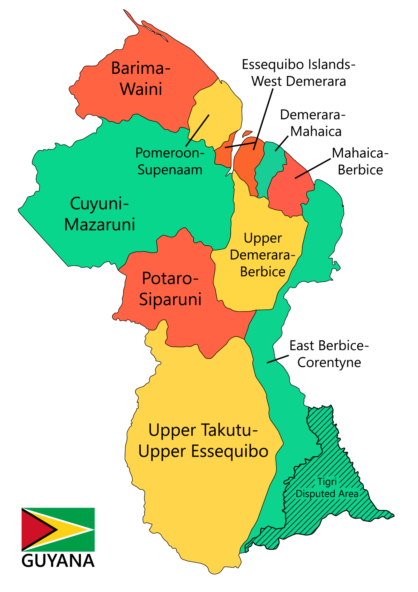 Regions of Guyana