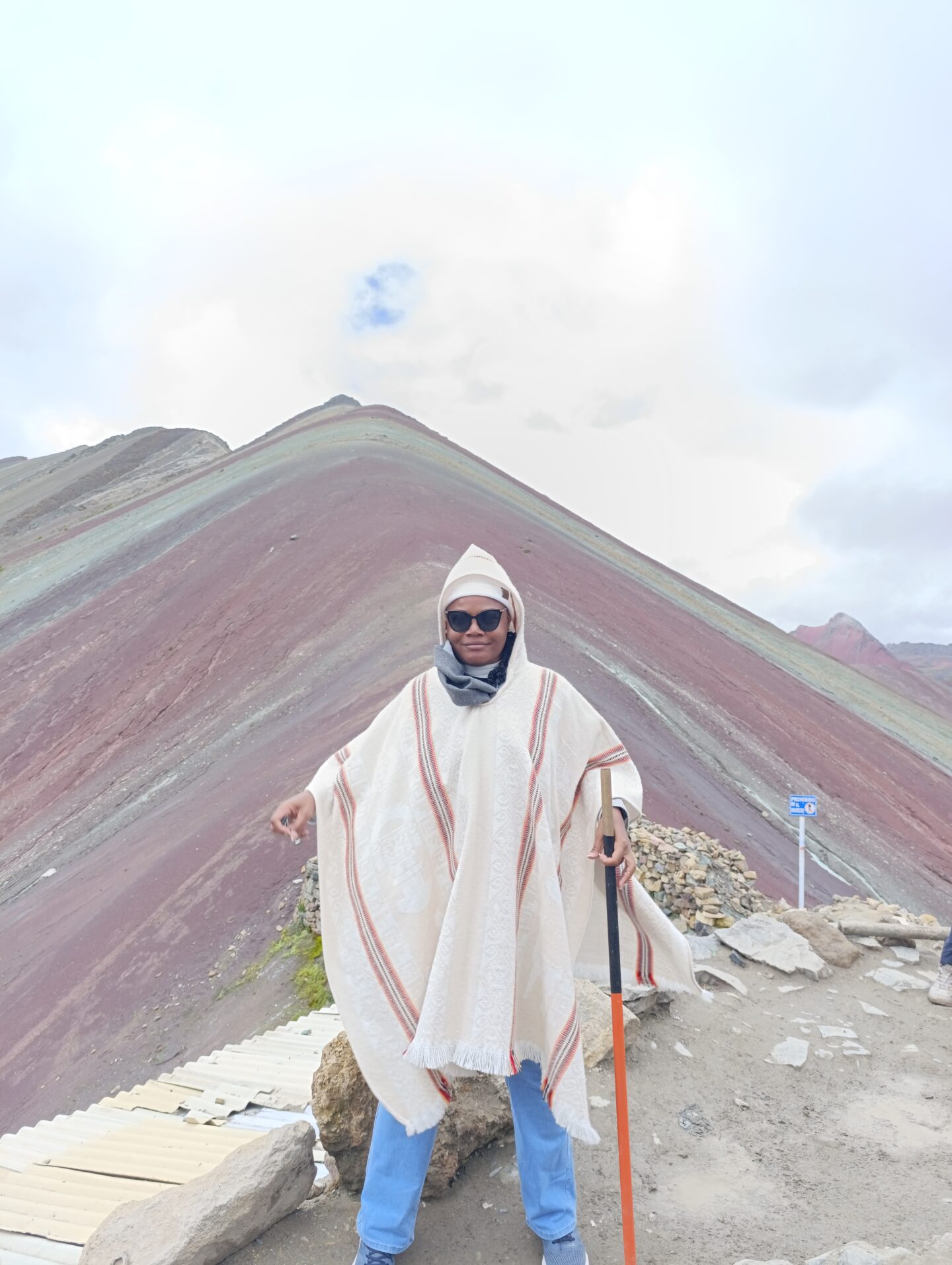 Rainbow Mountain Peru Vinicunca summit